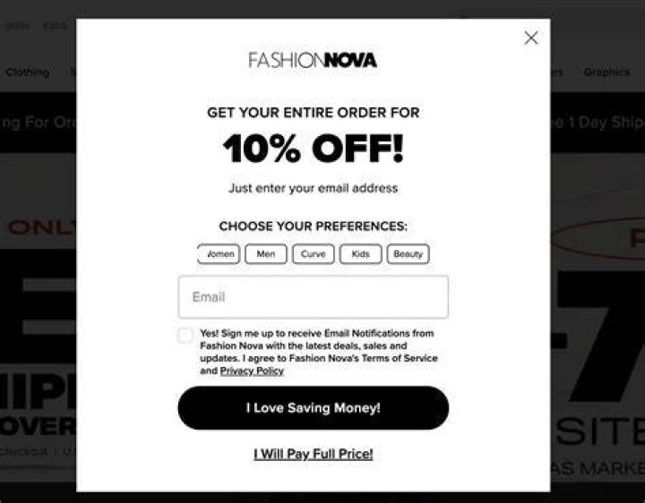 Fashion Nova Discount Code November 2023